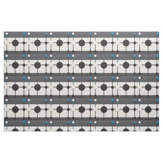 Abstrakte geometrische Komposition Stoff (Fat Quarter (45,7 x 55,9 cm))