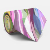 Abstrakte geometrische Krawatte (0108-09) (Gerollt)