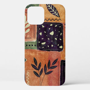 Abstrakte geometrische Kreise Formen und Blätter Case-Mate iPhone Hülle