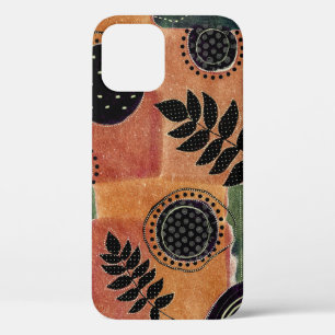 Abstrakte geometrische Kreise Formen und Blätter   Case-Mate iPhone Hülle