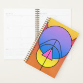Abstrakte geometrische Kreise Linie Bunt Planer (Anzeige)