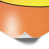 Abstrakte geometrische Kreise Linie Farbposter Fotodruck (Ecke)