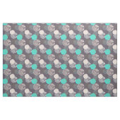 Abstrakte geometrische Kreise Muster Stoff (Fat Quarter (45,7 x 55,9 cm))