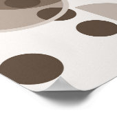 Abstrakte geometrische Kreise Poster (Ecke)