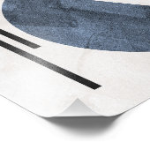 :Abstrakte geometrische Kreise und Linien Fotodruck (Ecke)