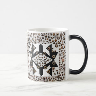 Abstrakte geometrische Kunst des Auges - Tasse des