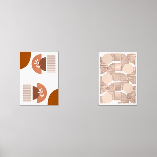 Abstrakte geometrische Kunst des Mittelalters Bilderwand Sets (Vorderseite)