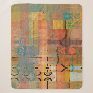 abstrakte geometrische Kunst horizontale Streifen  Sherpadecke