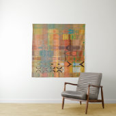 abstrakte geometrische Kunst horizontale Streifen Wandteppich (Beispiel)