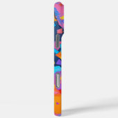 Abstrakte geometrische Kunst - lebhafte Farbe Case-Mate iPhone Hülle (Rückseite / Rechts)