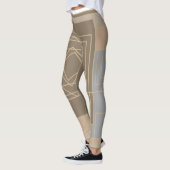 Abstrakte geometrische Kunst Leggings (Links)