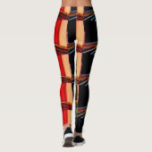abstrakte geometrische Kunst Leggings (Rückseite)