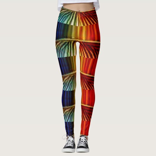 abstrakte geometrische Kunst Leggings (Vorderseite)