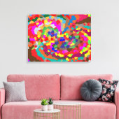 Abstrakte geometrische Kunst Leinwanddruck (Insitu (Wohnzimmer))