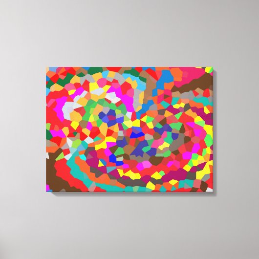 Abstrakte geometrische Kunst Leinwanddruck (Vorderseite)