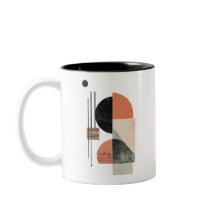 Abstrakte Geometrische Kunst mit natürlichen Textu