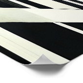 Abstrakte geometrische Kunst Poster (Ecke)