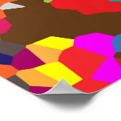Abstrakte geometrische Kunst Poster (Ecke)