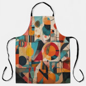 Abstrakte geometrische Kunst Schürze (Vorderseite)