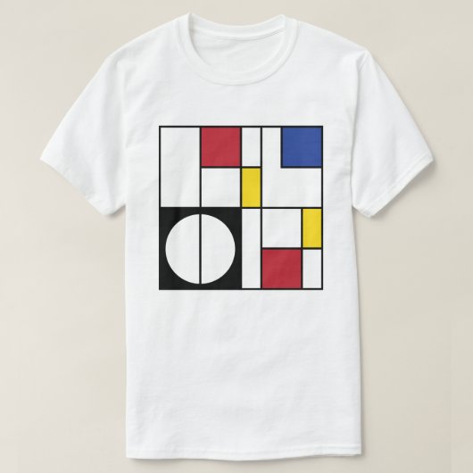 Abstrakte geometrische Kunst T-Shirt (Design vorne)
