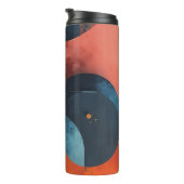 Abstrakte geometrische Kunst Thermosbecher (Nach rechts gedreht)