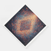 Abstrakte geometrische Kunstdrucke Serviette (Ecke)