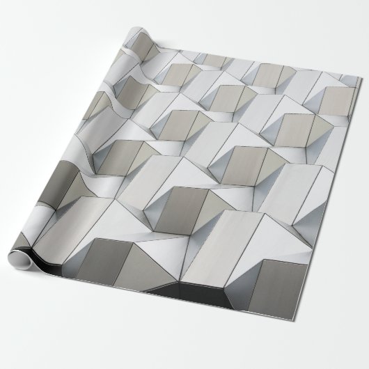 Abstrakte geometrische Kunstwerke Geschenkpapier (Ungerollt)