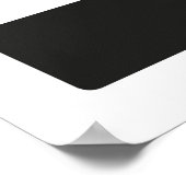 Abstrakte geometrische Kunstwerke im Kubismus Poster (Ecke)