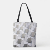 Abstrakte geometrische Kunstwerke Tasche (Rückseite)