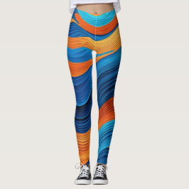 Abstrakte geometrische Leggings