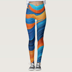 Abstrakte geometrische Leggings