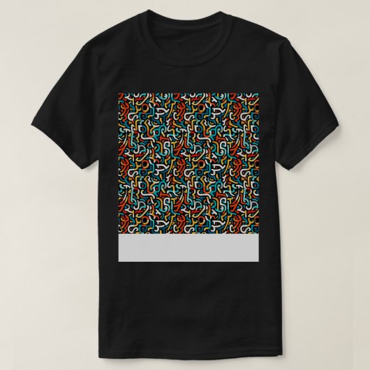 Abstrakte geometrische Linien nahtlos Muster G T-Shirt (Design vorne)