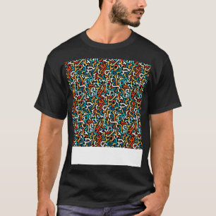 Abstrakte geometrische Linien nahtlos Muster G T-Shirt