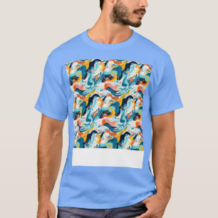 Abstrakte geometrische Linien nahtlos Muster G T-Shirt