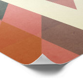 Abstrakte geometrische Linien Poster (Ecke)