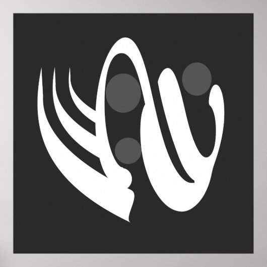 abstrakte geometrische Linien Poster (Vorne)