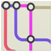 Abstrakte geometrische Linien Random Muster 2 Stoff (Nahaufnahme)