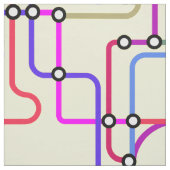 Abstrakte geometrische Linien Random Muster 2 Stoff (Muster)