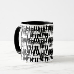 abstrakte geometrische Linien Tasse
