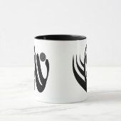 abstrakte geometrische Linien Tasse (Zentrum)