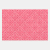 abstrakte geometrische Mode aus den sechziger Jahr Geschenkpapier Set (Vorderseite 2)