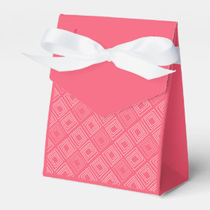 abstrakte geometrische Mode aus den sechziger Jahr Geschenkschachtel