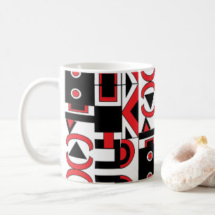 Abstrakte geometrische moderne Coolness Kaffeetasse