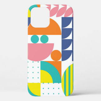 Abstrakte geometrische, moderne Vintage Formen. Case-Mate iPhone Hülle