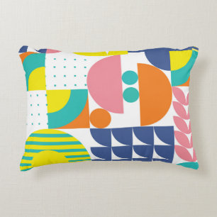 Abstrakte geometrische, moderne Vintage Formen. Dekokissen