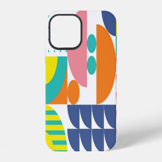 Abstrakte geometrische, moderne Vintage Formen. iPhone 12 Hülle