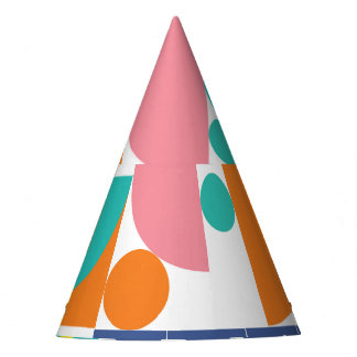 Abstrakte geometrische, moderne Vintage Formen. Partyhütchen
