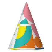 Abstrakte geometrische, moderne Vintage Formen. Partyhütchen (Links)
