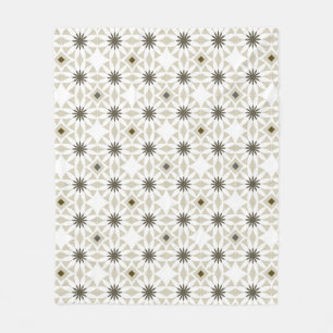 Abstrakte geometrische Muster Fleecedecke