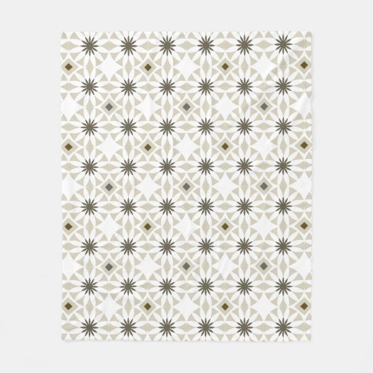 Abstrakte geometrische Muster Fleecedecke (Vorderseite)